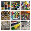 Vitrina de Panal Combinación Irregular Soporte Creativo para Exhibición de Bolsas de Zapatos Colocación Madera Pintura para Hornear Estante de Almacenamiento Hexagonal