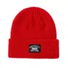 Venta Directa de Fábrica Otoño e Invierno Gorro de Punto Grueso Cálido Versión Coreana Adelgazante para la Cara Versátil Unisex Etiqueta Gorro Piel de Melón