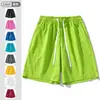 Shorts de Color Sólido tipo Hielo con Protección Solar para Hombre en Verano, Deportes al Aire Libre Ligeros, Moda Europea y Americana, Ampliación y Engorde Transfronterizo, Venta al por Mayor Sueltos