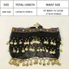 Decoración Creativa de Danza del Vientre Cadena para la Cintura Cadena para la Cintura de Danza India Accesorios para Ropa DIY Cadena Metálica con Lentejuelas para Pantalones