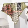 Elegante e de Alta Qualidade Roupa Externa Lenço de Seda Feminino 90cm Lenço Quadrado Grande Xale Versátil Lenço Novo para Primavera e Outono para Combinar com Camisas