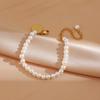 Pulsera transfronteriza europea y americana de acero de titanio para mujer, estilo coreano, acero inoxidable que conserva el color, pulsera de circonita con incrustaciones de diamantes, moda simple, venta al por mayor mixta