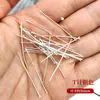 Base de Cobre DIY Pulsera Resistente al Color Accesorios Cierre para Enrollado de Alambre Doble Cara Aro de Salto Abierto Pasador de Cabeza Redonda Pasador en T Anillo Sencillo Material de 9 Pines