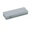 En stock afilador de cocina piedra de afilar de doble cara piedra de aceite piedra de afilar de corindón blanco traje doble en stock suministro con paño para cuchillo oscilante