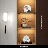 Nueva Estética de la Dinastía Song China Significado Zen Decoraciones Suaves Sala de Estar Estantería Casa de Té Vitrina Gabinete de Izakaya Adornos Pájaros en Ramas