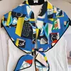 Bufanda Triangular Estampada de Diseño Único para Mujer, Chal Multiusos de Sarga, Chaleco Fino de Exterior Falso Cuello para Primavera y Otoño