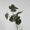 10 Folhas de Taro Artificiais, Plantas Verdes Simuladas, Arranjos de Flores para Salões de Casamento, Decoração de Casa, Decorações de Mesa, Flores Artificiais