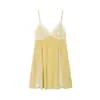 Comércio Exterior 2026 Verão Novo Estilo Europeu e Americano Moda Feminina Vestido Sexy de Renda com Patchwork 4772321