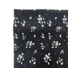 Tecido Veludo Estampado Floral Pequeno Base Preta Retrô Coletes Roupas de Exterior Femininas Calças Camisas Tecido Estampado Em Estoque