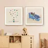 Pinturas Decorativas para Quarto Infantil para Meninos e Meninas Que Amam Ler, Arte de Parede para Quartos e Salas de Estudo, Pinturas de Classe de Interesse Cartoon para Jardim de Infância