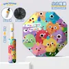 Guarda-chuva Infantil, Guarda-chuva de Vinil para Alunos do Ensino Fundamental, Uso Duplo para Sol e Chuva, Retrátil Automático de Segurança, Dobrável Anti-Rebote, Guarda-chuva Totalmente Automático