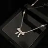 Nuevo Collar de Lazo Dulce para Mujer, Lujo Ligero, Elegante, Cadena de Clavícula de Gama Alta, Diseño de Nicho, Accesorios y Joyería de Moda