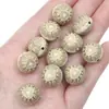 Acrílico Francés Retro Pintado Dorado Cuentas Planas Cuentas Redondas Hecho a Mano DIY Joyería Pulsera Collar Colgante Accesorios Cadena para Teléfono Móvil