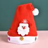 Navidad niños adulto sombrero rojo felpa sombrero de navidad sombrero luminoso led suministros de decoración navideña