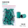 Anillos de Lijado para Pulir Uñas, Rollos de Papel de Lija para Pulir, Anillos de Lijado de Alta Calidad para Brocas de Uñas, Coloridos, 100 Piezas/Paquete