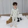 Conjunto de Ropa de Algodón Puro para Niños Otoño 2026 Nuevo Modelo Unisex Sin Costuras Clase A Conjunto de Ropa para Estar en Casa Ropa Interior Térmica para Bebé