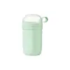 Pote de Iogurte de Camada Dupla, Pote Refrigerado para Aveia na Geladeira, Copo para Milkshake Overnight, Pote de Café da Manhã com Cereais Multigrãos com Colher