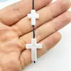 Acessórios de Joias Cruz de Pérola ABS Pulseira Acessórios de Colar Corrente para Celular Materiais Personalizados DIY Atacado a Pronta Entrega
