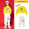 Roupas de performance de cheerleading para crianças roupas esportivas de primavera para alunos do ensino fundamental e médio manga longa roupas de performance de cheerleading para cerimônia de abertura