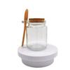 Garrafa de Vidro de 250ml com Alça Única para Sais de Banho para Suprimento Transfronteiriço, Suporta Logística, Em Estoque para Exportação para Europa e América Potes Mason