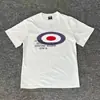 Camiseta de algodão de manga curta casual solta respirável estilo celebridade europeia e americana de verão Corteiz Devil Island