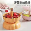 Plato Creativo de Frutas Secas, Bonita Charola de Frutas de Doble Capa para Uso Doméstico, Caja de Frutas, Artículos de Año Nuevo, Calabaza, Popular en Redes Sociales, Año Nuevo Chino