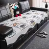 Cojín de Sofá de Seda Helada de Verano Antideslizante Cuero Especial para Sofá Lindo Dibujo Animado Alfombrilla para Sofá Toalla de Sofá para Hogar Sala de Estar
