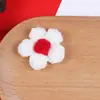 Flor de Pompom Flor de Crochê Flor de Crochê Tricotada Pura Feita à Mão DIY Flor de Crochê Roupas Acessórios de Cabelo Materiais e Acessórios