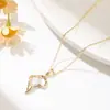 Collar de Lujo Ligero Estilo Nuevo Cadena para Clavícula Femenina Nicho Colgante Cadena Simple Moda Regalo de Cumpleaños San Valentín Colgante Mujer