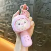 Llavero de Micrófono de Flauta de Dibujos Animados Juguete de Micrófono Pequeño Colgante de Máquina de Garra de Canción Musical Regalo Venta al por Mayor
