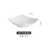 Prato Cerâmico Criativo Pequeno, Prato Simples Branco Puro para Molho de Hot Pot, Prato de Condimento, Prato de Molho, Prato de Vinagre, Prato de Tinta, Prato Dividido