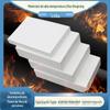 Alta temperatura refratária cerâmica fiberboard material de isolamento placa de fibra cerâmica à prova de fogo placa resistente a altas temperaturas atacado