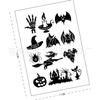 12 fabricantes de Halloween detectan sello de silicona transparente sello de PVC acabado sello de cuenta de mano para niños