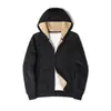 Conjunto de Suéter de Pele de Cordeiro Masculino Inverno Solto Tamanho Grande Forrado com Fleece Cardigan Espesso Jaqueta com Capuz com Calças Duas Peças
