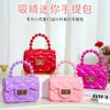 2024 Nuevo Parche Hecho a Mano DIY Mini Bolsa Pequeña Cadena Bolso Cruzado Monedero para Mujer y Niños Bolsa de Gelatina