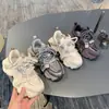 Zapatos de Papá de Malla para Mujer, Zapatos de Plataforma de Suela Gruesa, Nuevo Estilo Popular Versátil de Primavera 2025, Zapatos Casuales para Mujer que Aumentan la Altura para Personas Pequeñas