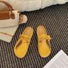 Ropa exterior pequeña, ligera y versátil Baotou Half-Drag Retro Zapatos Birkenstock de plataforma gruesa para realzar la altura para mujer Nuevo estilo Otoño e Invierno 2025