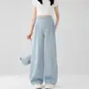 Pantalones de maternidad para primavera y verano, estilo delgado para usar al aire libre, nuevo modelo 2025, pantalones de pierna ancha no ajustados para el embarazo, pantalones largos para la primavera