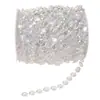 Cortina de Contas para Casamento Corredor de Casamento Decoração de Árvore de Cristal Corrente de Contas Salão de Casamento Adereços de Decoração de Árvore de Natal Contas de Madeira
