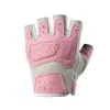 Guantes de ciclismo para mujer para deportes y fitness, equipo de ciclismo para exteriores, protección para las manos, anticaída, de medio dedo, resistentes al desgaste, anticallos, antideslizantes, transpirables