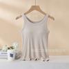 Chaleco transpirable en forma de I C1 con almohadilla para el pecho, hombros anchos, ropa exterior de verano, sujetador de una pieza con base interior, top para mujer