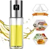 Inyector de Combustible 100 ml Botella Inyectora de Combustible Prensa Rocío Fino Olla de Aceite Botella para Salsa Vinagre Especias de Cocina Botella Inyectora de Combustible para Barbacoa