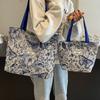 Bolso de Hombro de Gran Capacidad para Mujer 2025 Nuevo Bolso de Lona para Mujer Ins Versátil para Compras y Desplazamientos Bolso Tote para Mujer