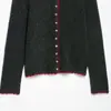 E-commerce transfronteiriço, roupas femininas estilo europeu e americano, coleção de outono popular da ZA, blusas de manga comprida, suéteres de corte justo e agasalhos