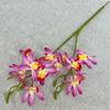 Ramo curto 12 cabeças orquídea orquídea flor artificial impressão 3D mão sentindo falsa flor hotel banquete mesa Bouquet decoração atacado