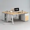 Escritorio de oficina estación de trabajo para personal escritorio de computadora individual mesa de oficina combinación simple moderna de escritorio y silla para personal