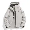 Nueva chaqueta tres en uno para exteriores de Luo Tu, cortavientos e impermeable, unisex, chaqueta cálida para montañismo