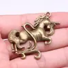 47X34Mm 8.5g Joyería Multicolor Accesorios DIY Al Por Mayor Lindo Animal Unicornio Colgante