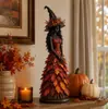 Figura de Bruja de Otoño Encantado Transfronteriza Adorno de Estatua de Bruja de Otoño Mágico