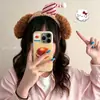 Tiara fofa de orelha de cachorro de pelúcia, acessório de cabelo de desenho animado feminino, tiara super fofa para lavar o rosto, aplicar máscara facial e tirar fotos, estilo novo
